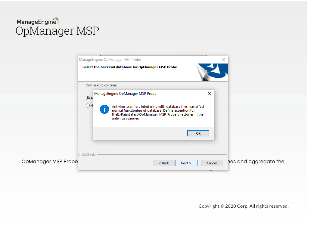 Guía de instalación ManageEngine OpManager MSP - 14-4