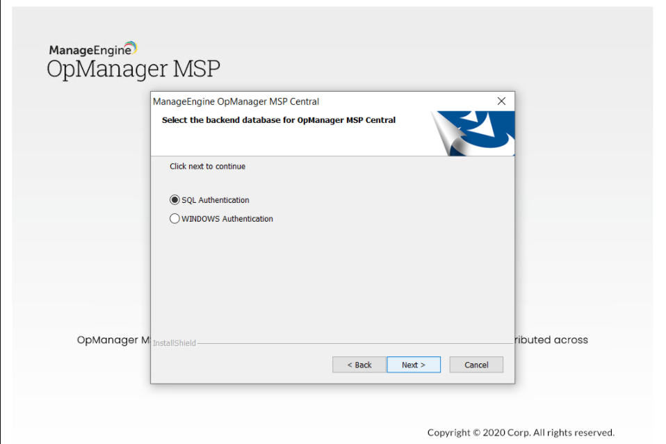 Guía de instalación ManageEngine OpManager MSP - 41