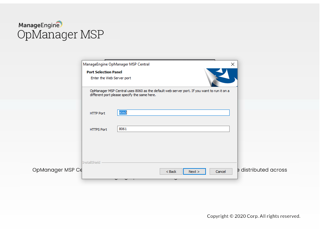 Guía de instalación ManageEngine OpManager MSP - 4