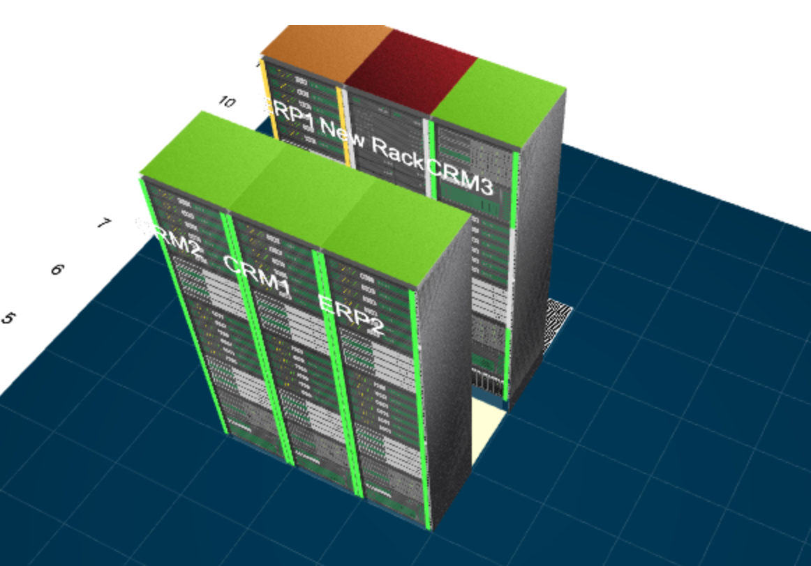Vistas de piso en 3D - ManageEngine OpManager
