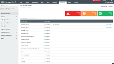 Office 365&nbsp;Monitoring
