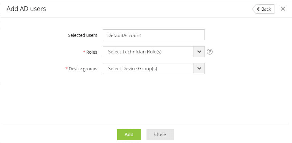 Technicians and Roles
