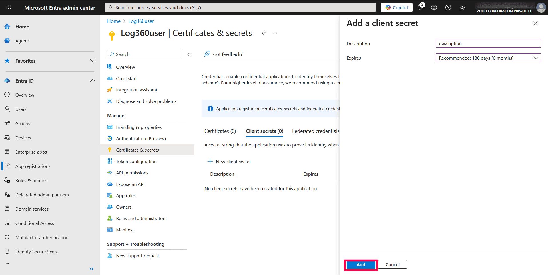Configuring and managing