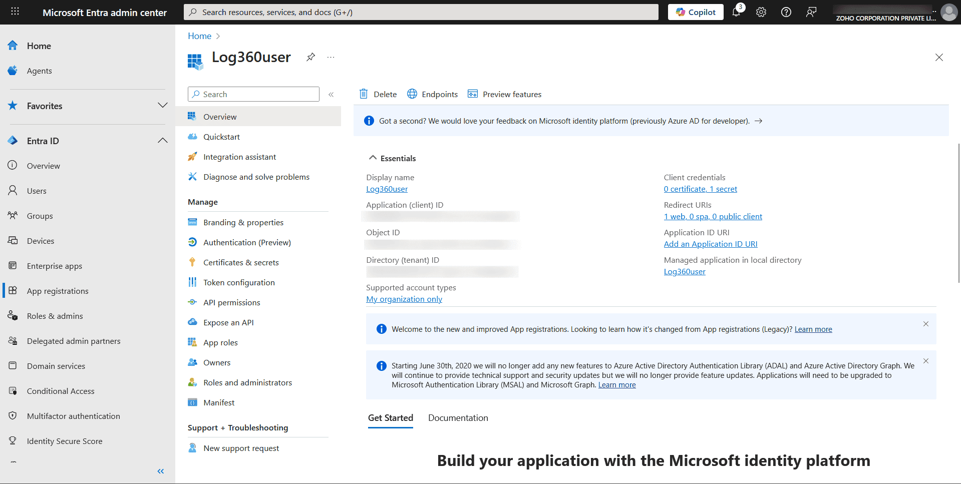 Configuring and managing