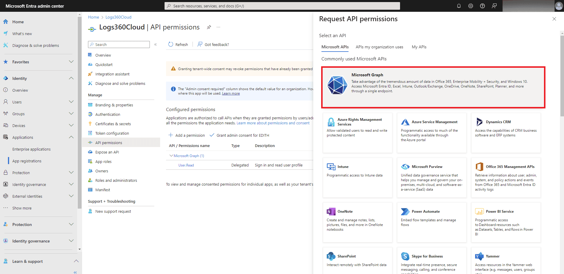 Configuring and managing
