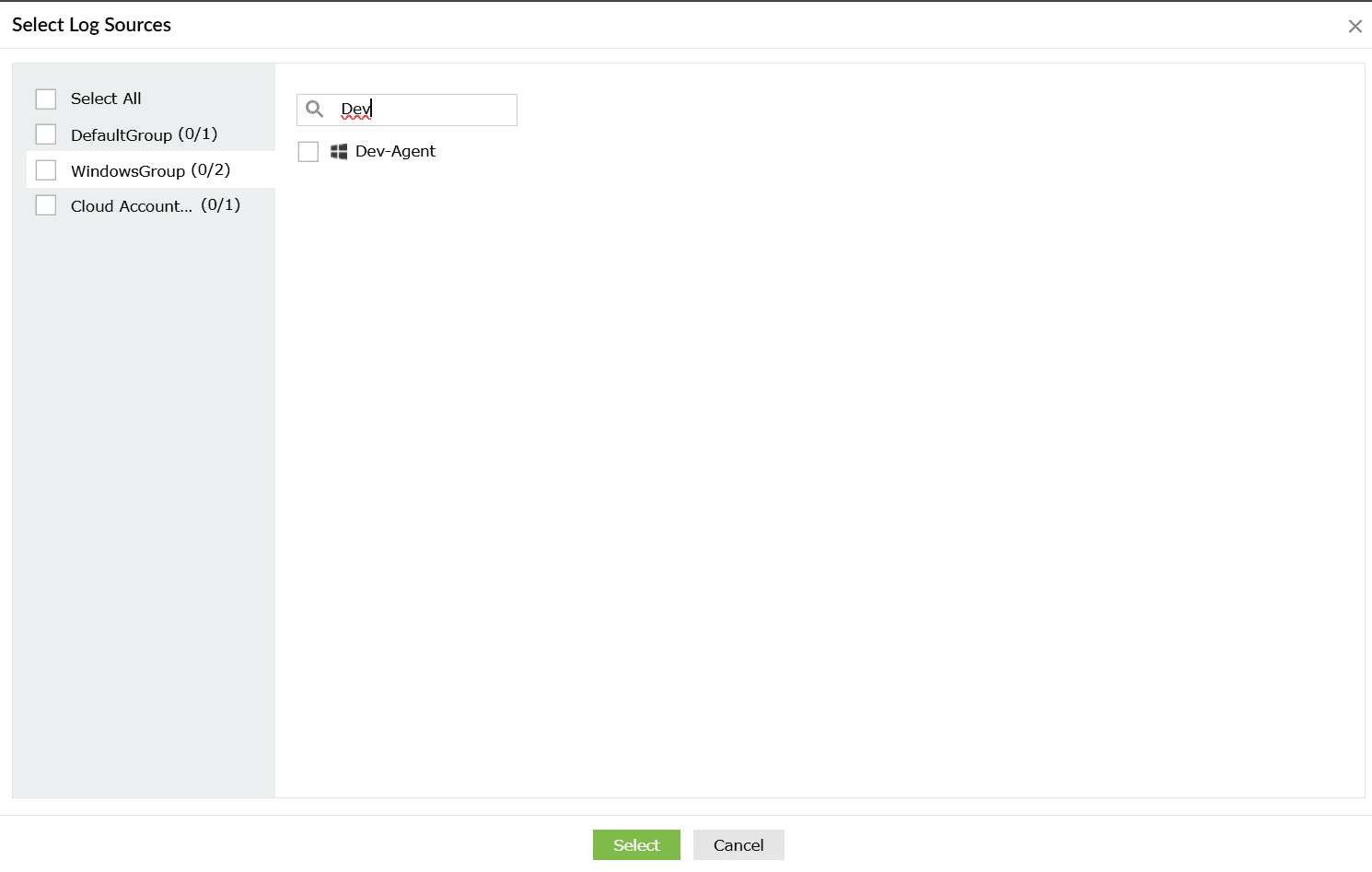Log Collection Failure Alert in ManageEngine Log360 Cloud