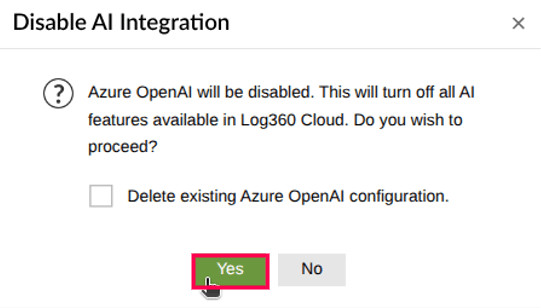 Configuring Azure OpenAI in ManageEngine Log360 Cloud