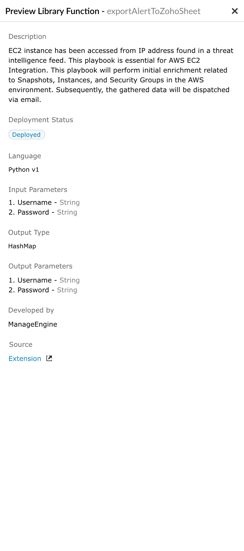 Functions library