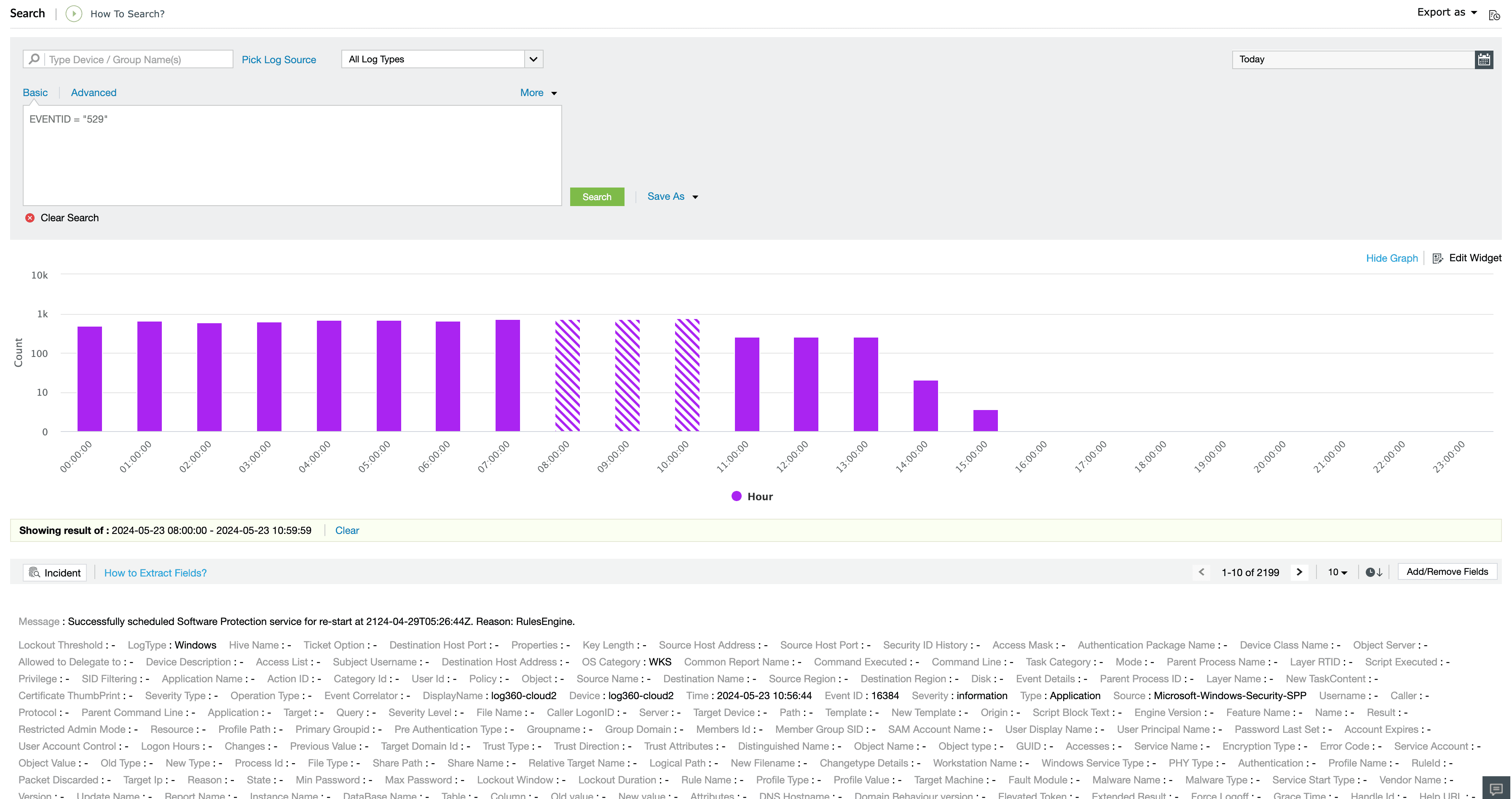 Saving search and exporting search results