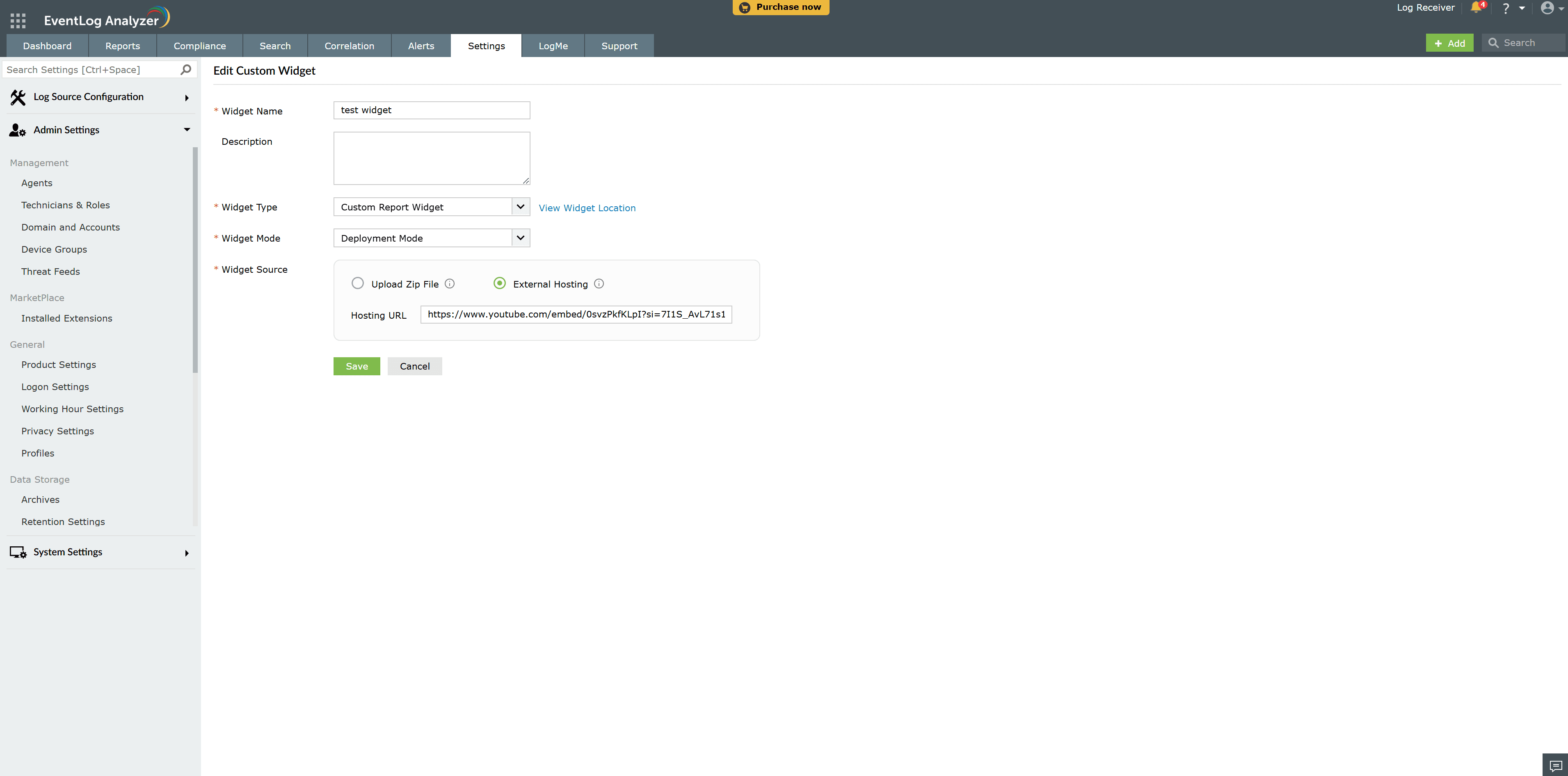 How to edit Custom Widgets