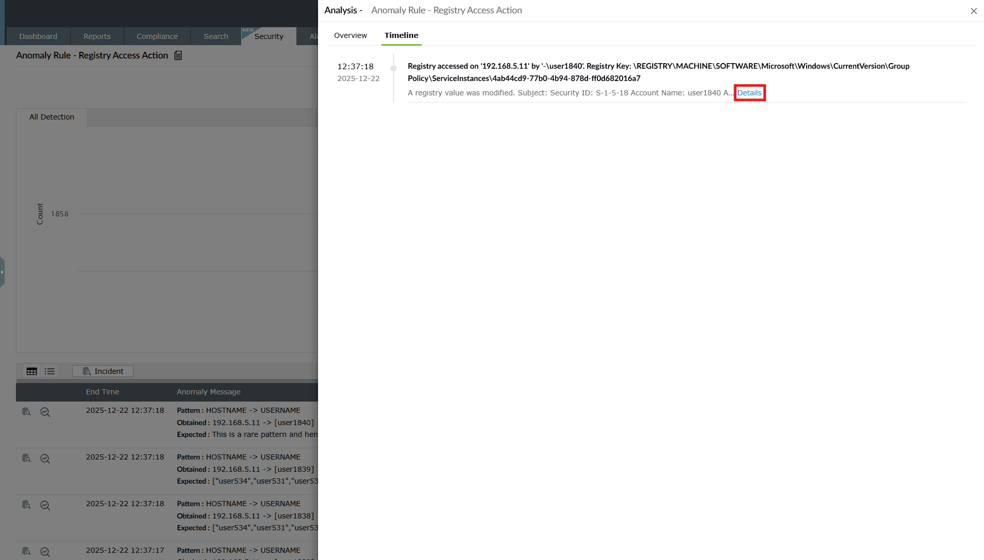 Rule scheduled reports in the manage rules module