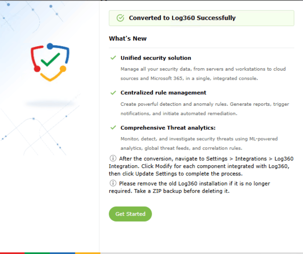 Migrating configurations from EventLog Analyzer to Unified Log360