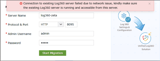 Migrating configurations from standalone Log360 to unified Log360