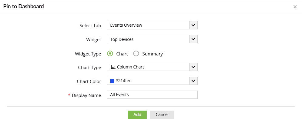 Report export and customization