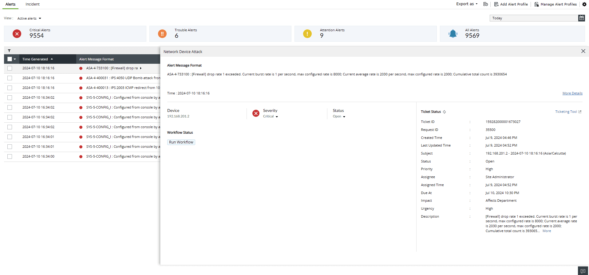 Ticketing Tool Integration