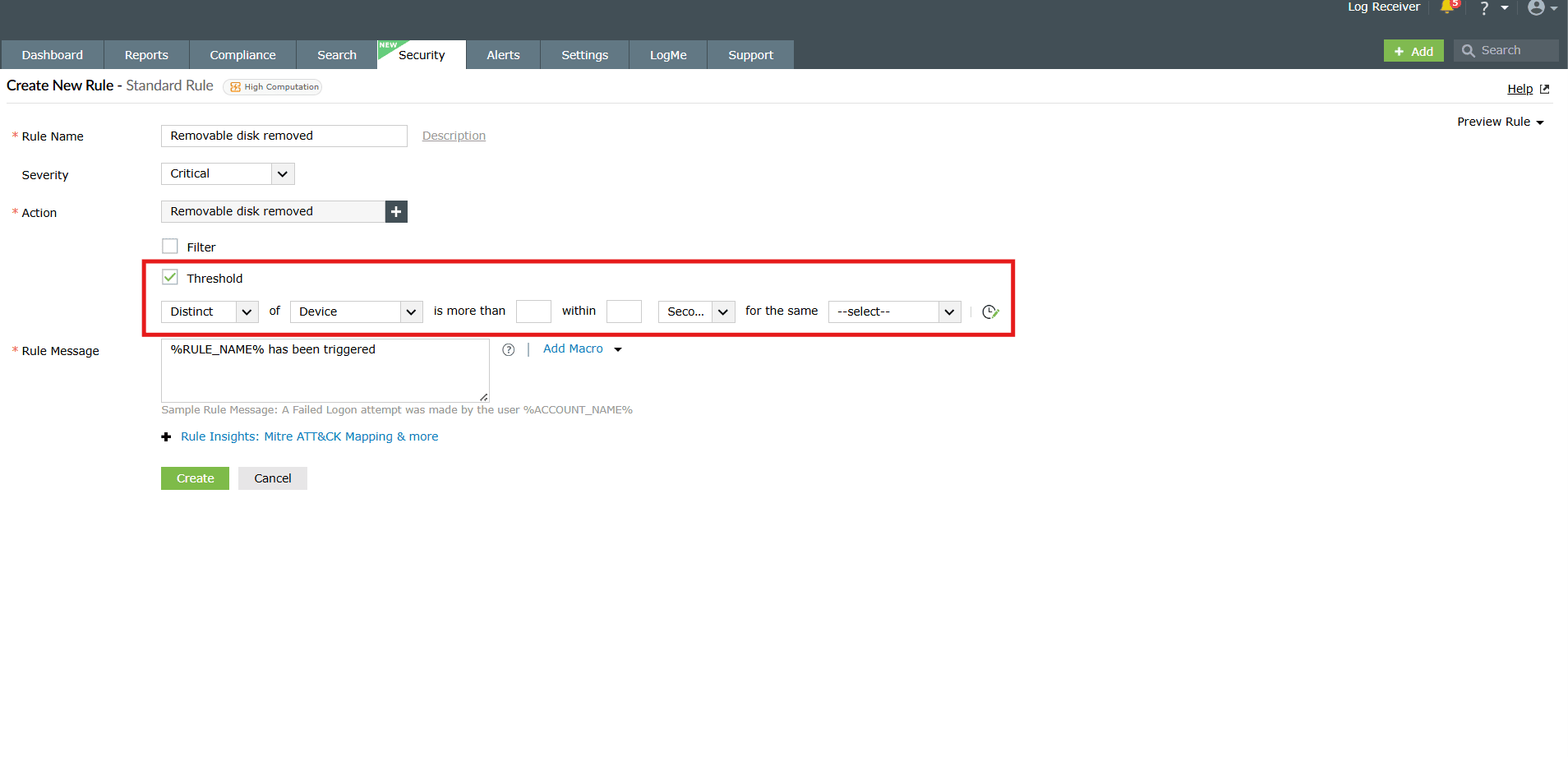 Configuring the execution mode