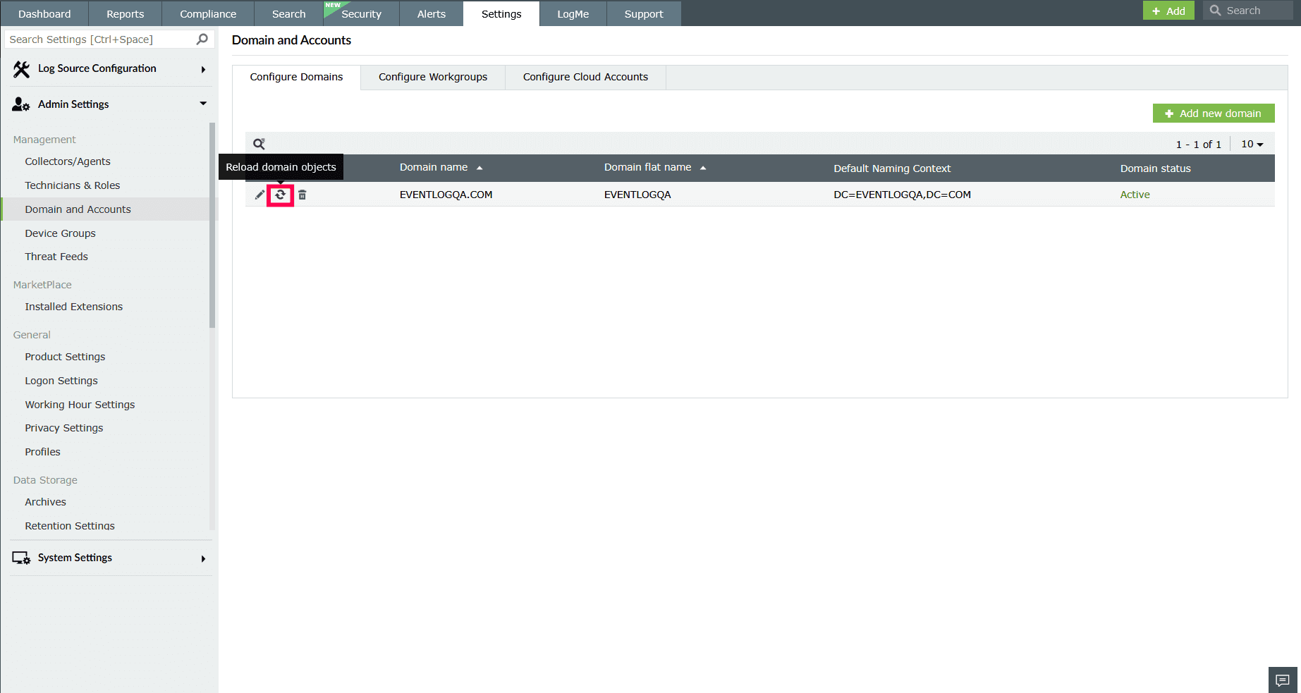 Domain and Accounts