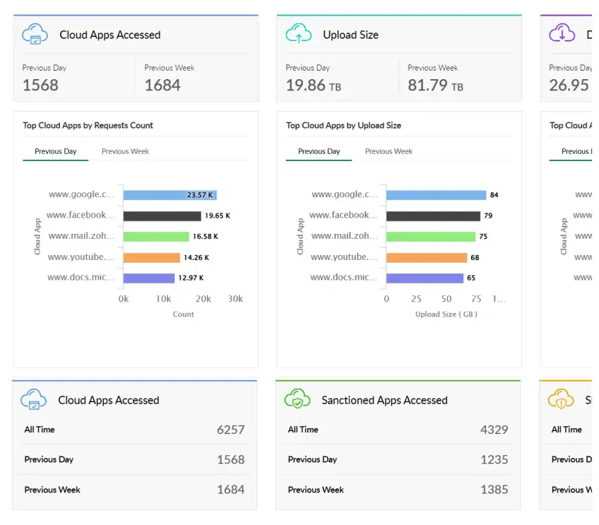 Enhancing visibility into risky and unapproved applications