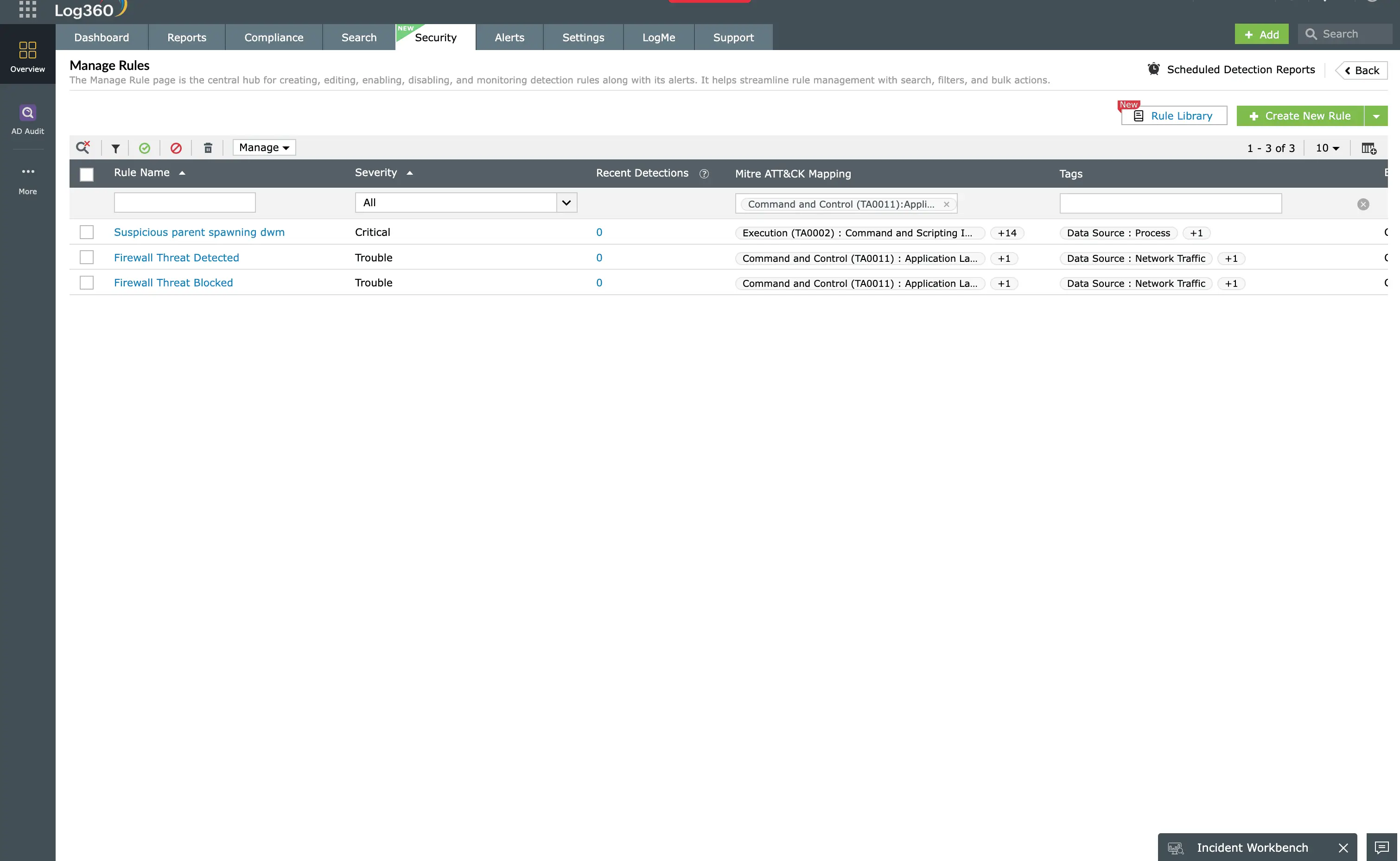 MITRE ATT&CK application layer protocol detection