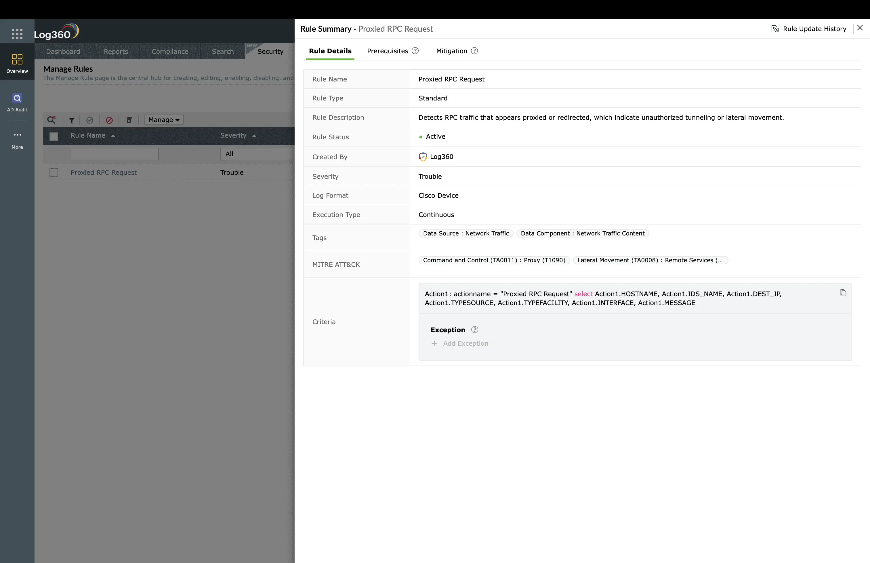Proxy attack monitoring and detection