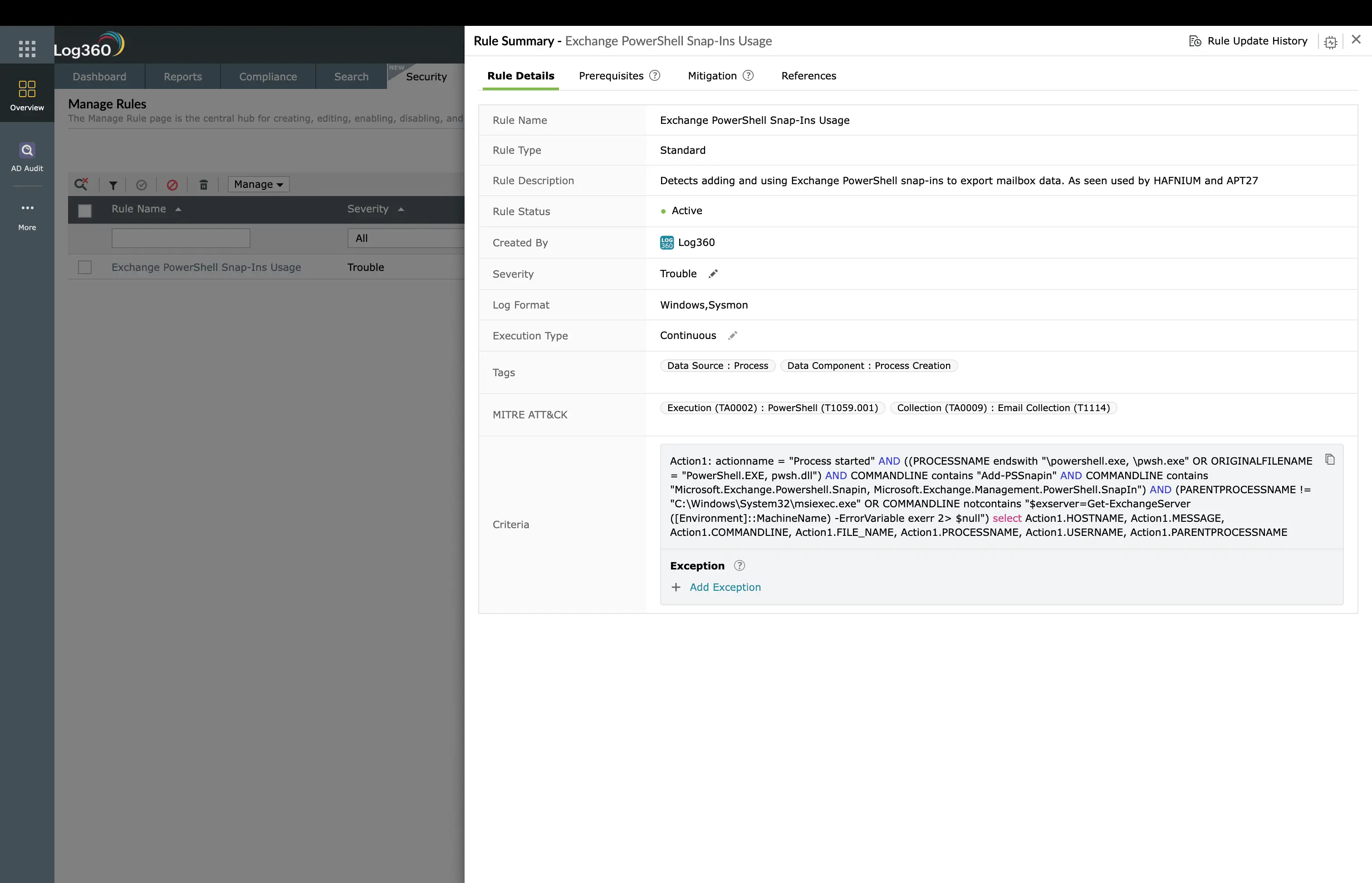 Detecting Email Collection (T1114) with SIEM