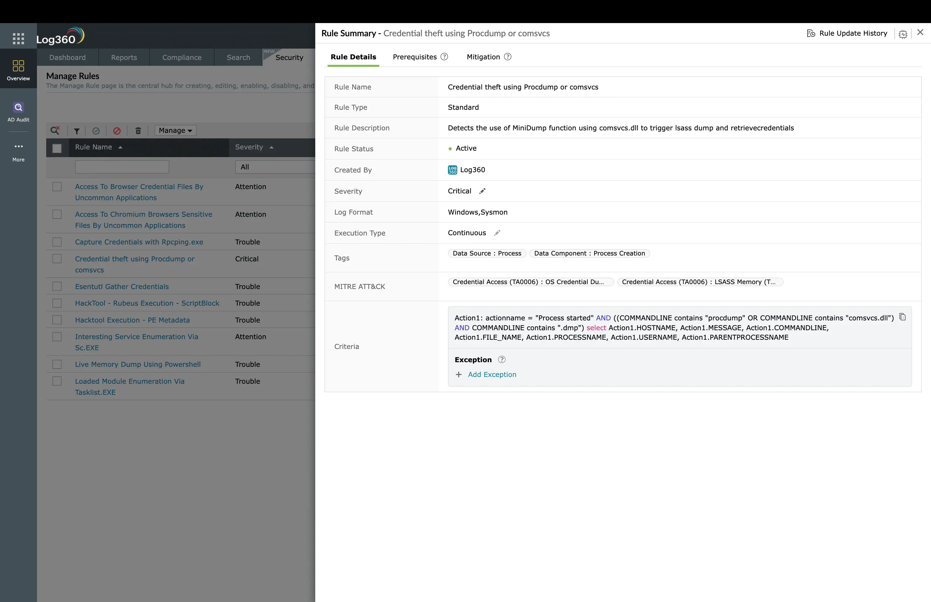 How to Detect and Investigate OS Credential Dumping with Log360