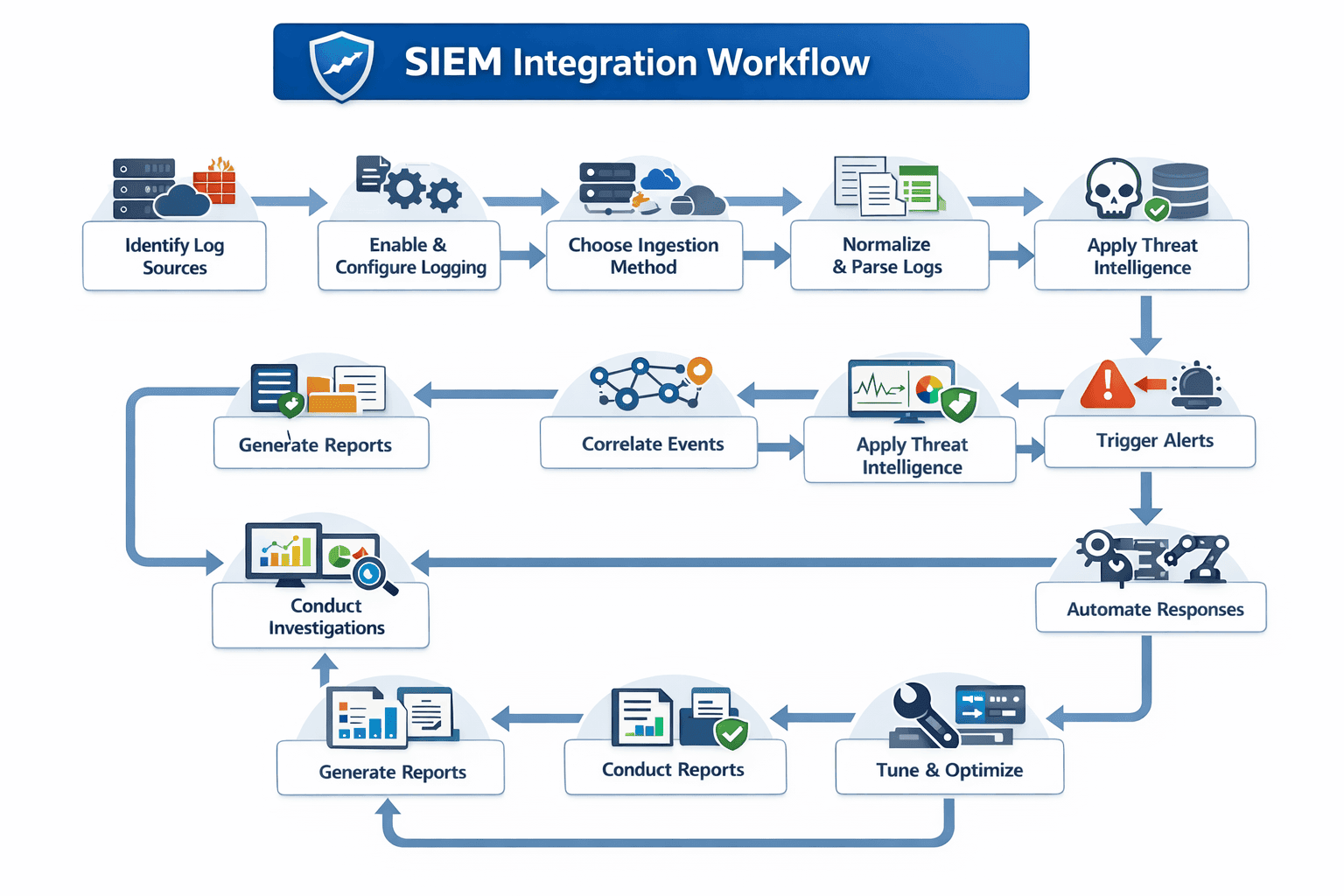 SIEM integration workflow