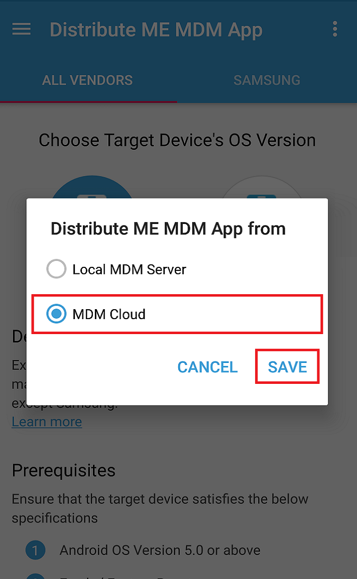 NFC Enrollment for Android devices using MDM Cloud