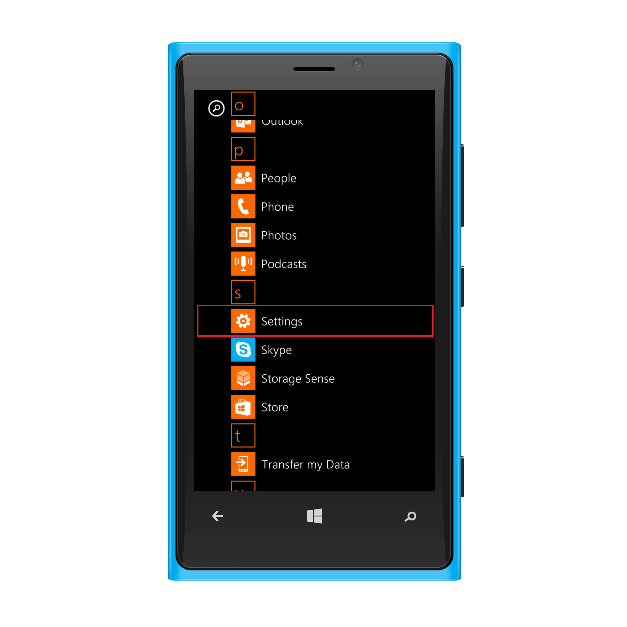 Settings to enable Geotracking on Windows phone