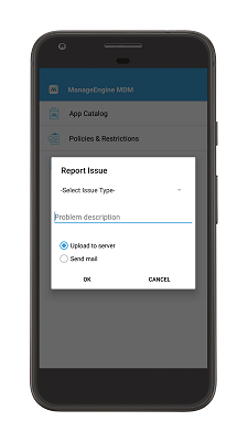 Iniciar sesión en la aplicación MDM Android 3