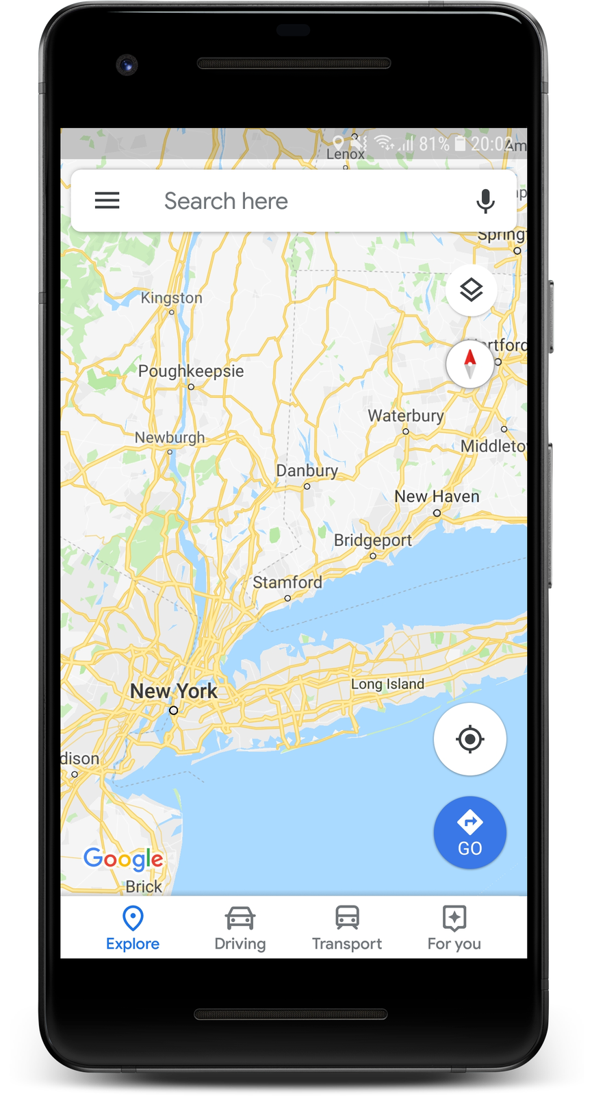 Android Guided Access on Android device used for Navigation