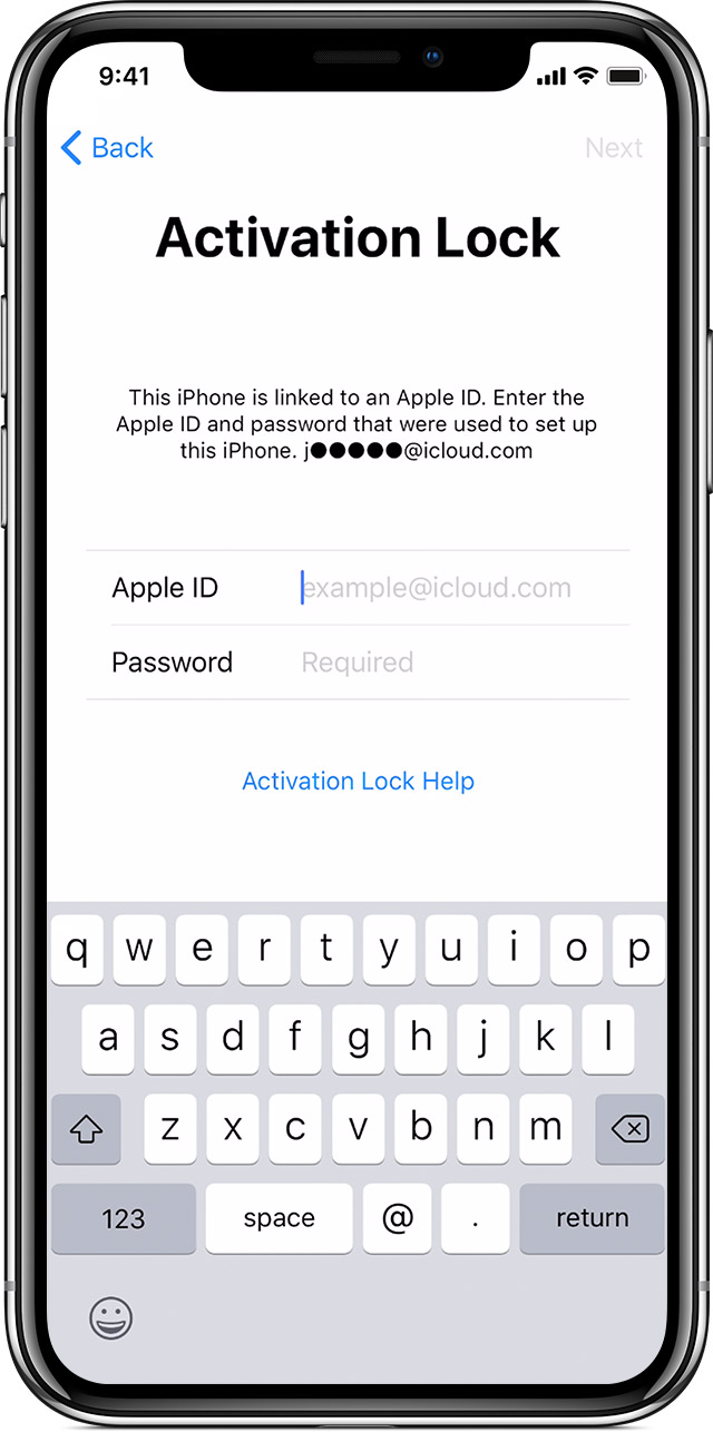 activation lock iphone 4 reset