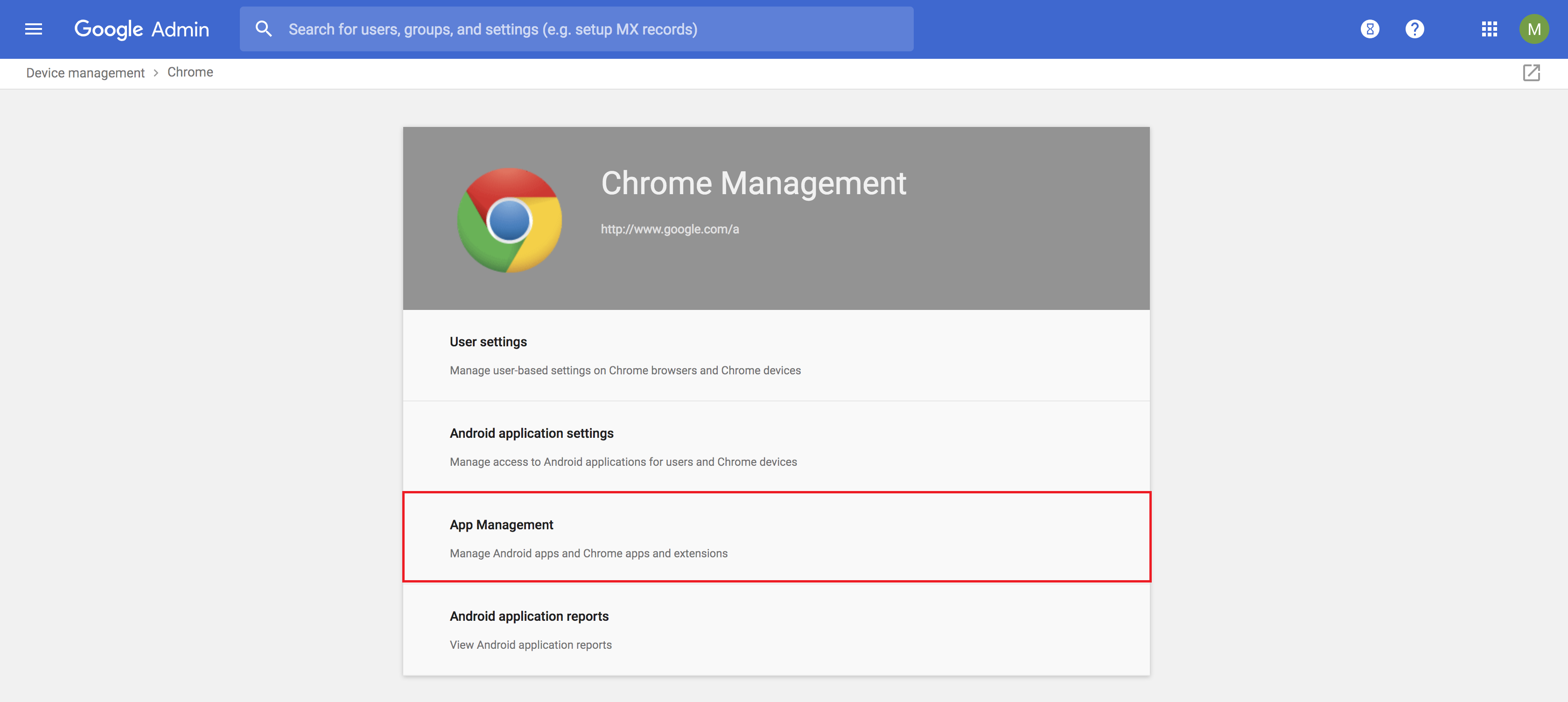 Installing Android apps on ChromebooksManageEngine MDM