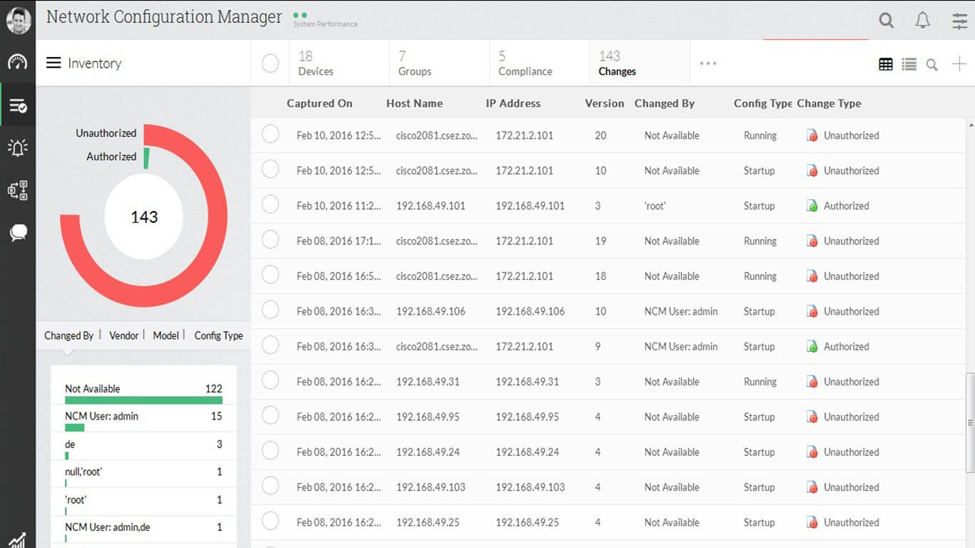 Real-time Configuration Change Tracking