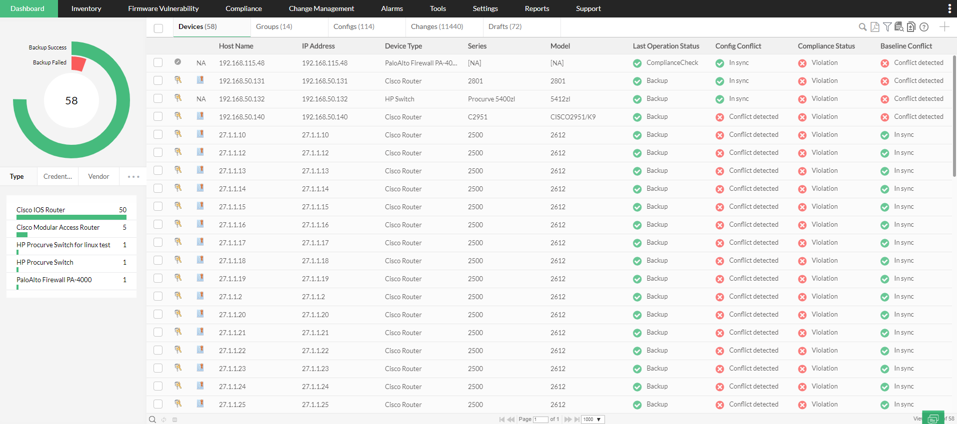 Huawei Router Configuration Tool - ManageEngine Network Configuration Manager