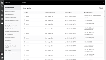 User Activity Tracking