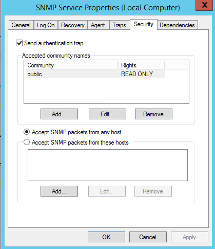 SNMP Device Details Interface, Internet Protection, Endpoint