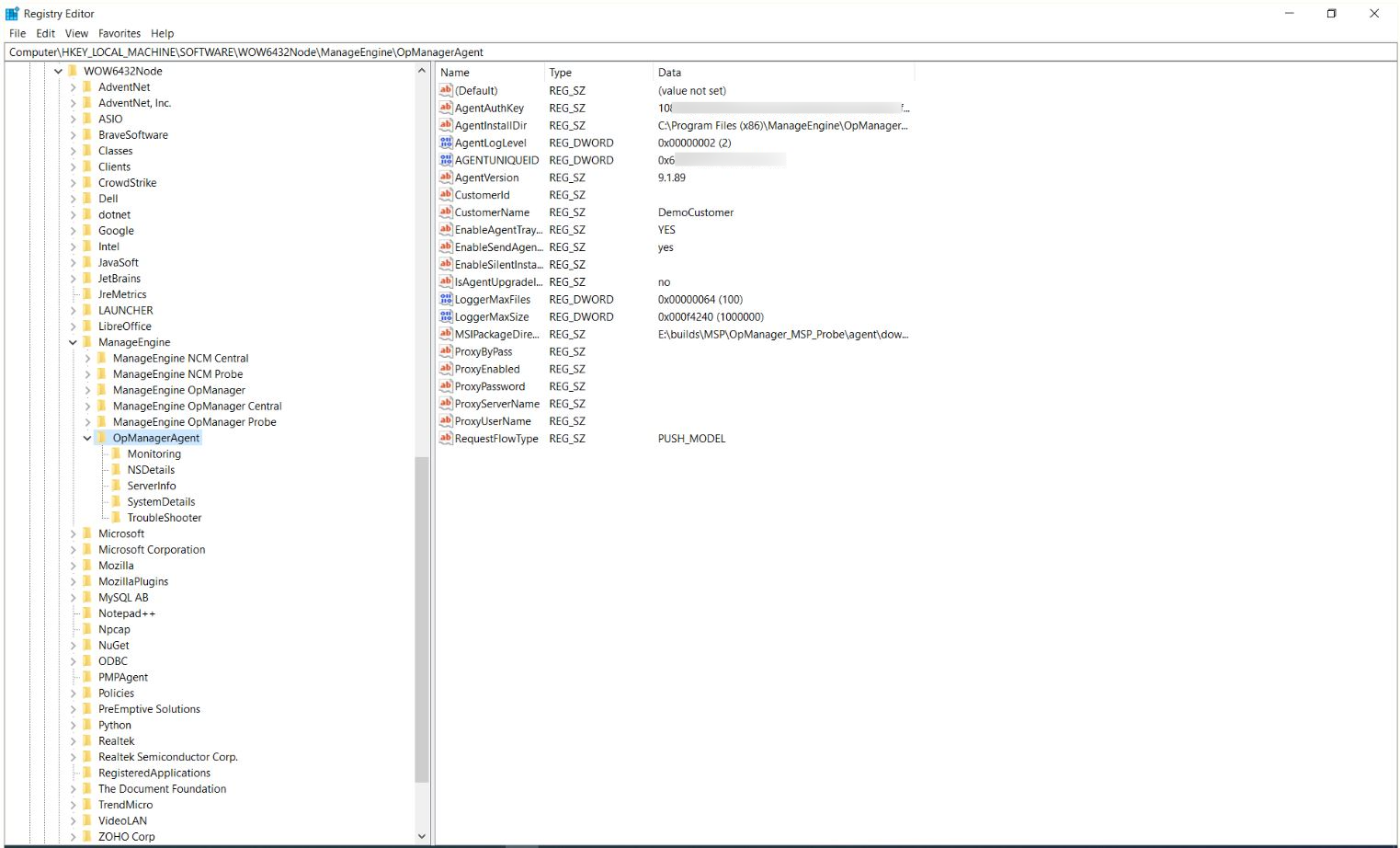OpManager agent installation errors and it's troubleshooting: Agent Process terminated unexpectedly