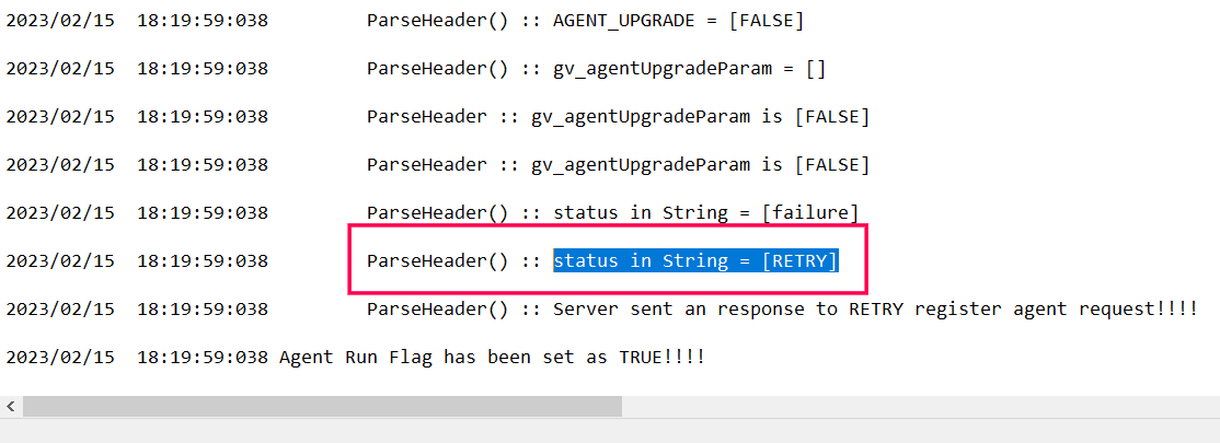 OpManager agent installation errors and it's troubleshooting: Agent RETRY error