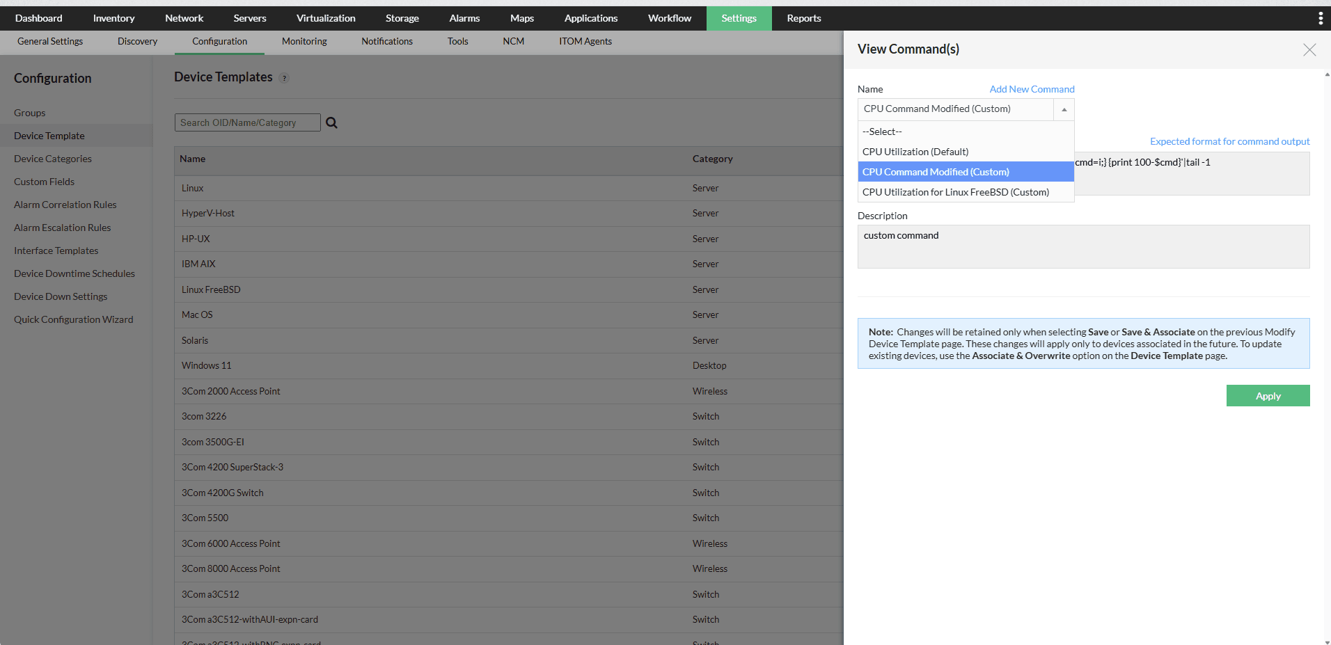  Add, Edit CLI
        Monitor