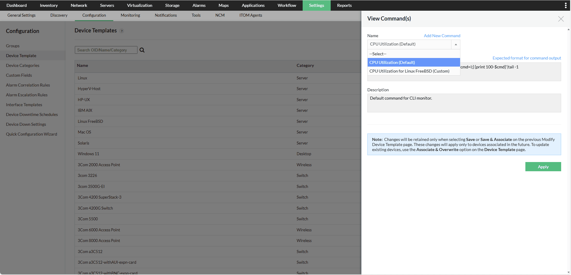  Add, Edit CLI
        Monitor