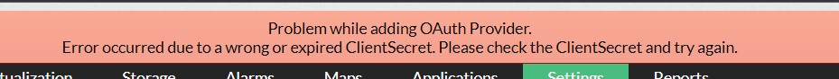 OAuth 故障排查：由于错误或过期的 ClientSecret 导致的错误