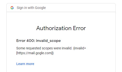 OAuth 故障排查：由于请求的 scopes 无效导致的授权错误