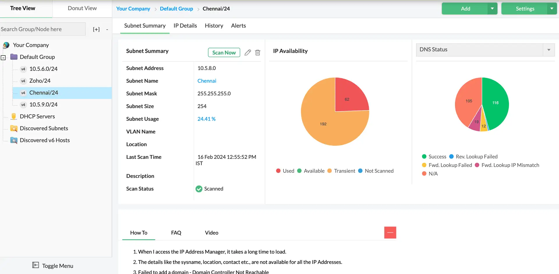 IPAM & firewall log optimization