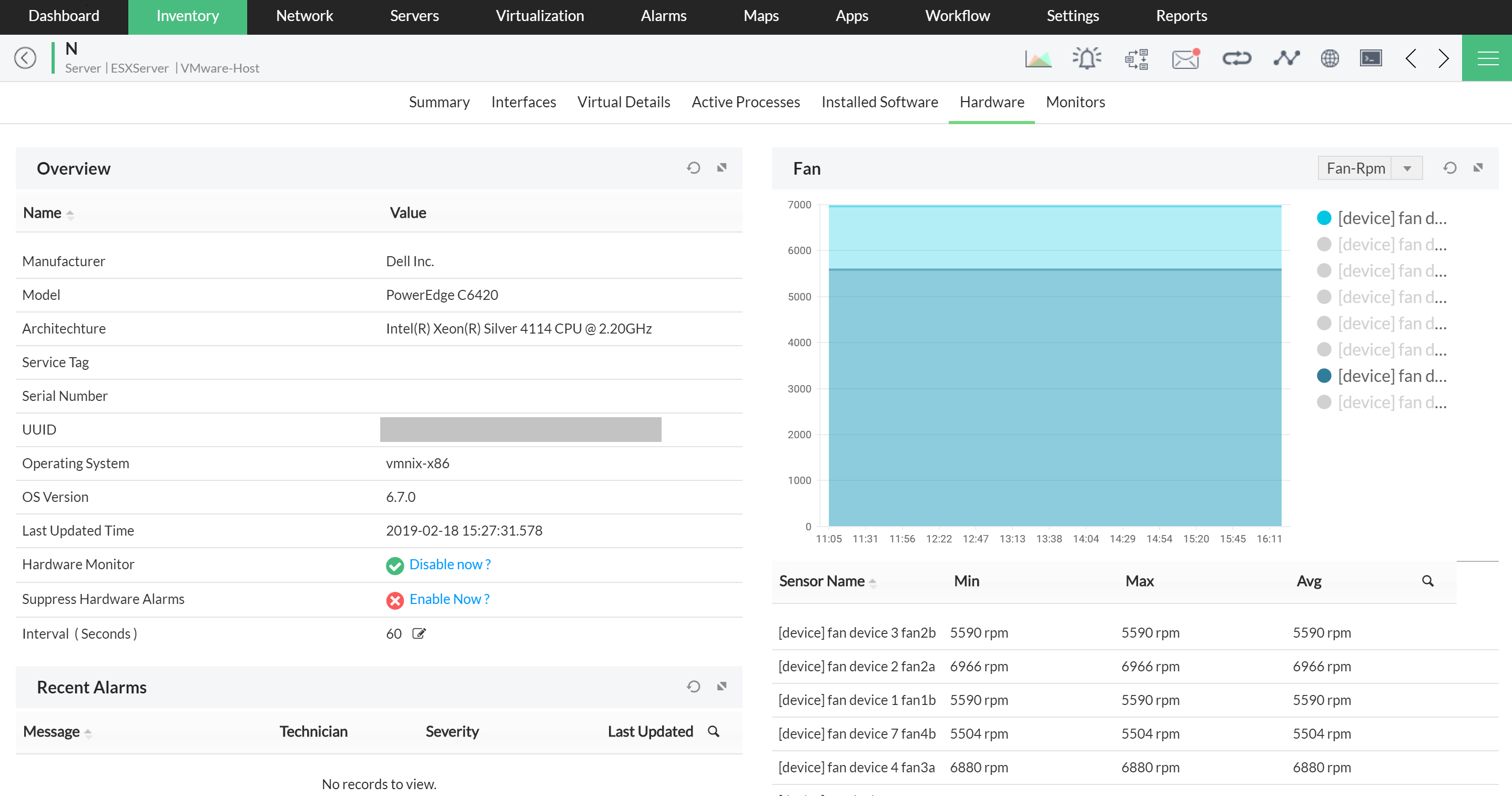 Hardware Monitor Software & Tools ManageEngine OpManager