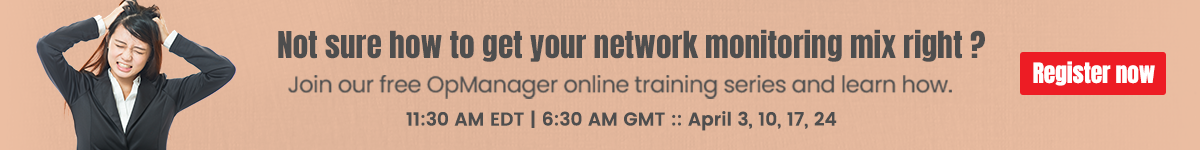 OpManager Free Training