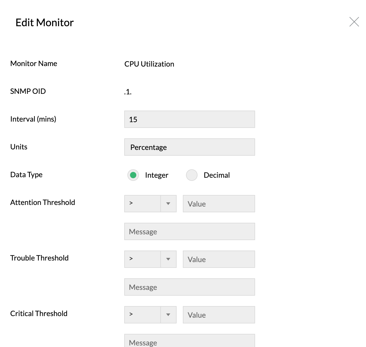 CPU usage monitor - ManageEngine OpManager