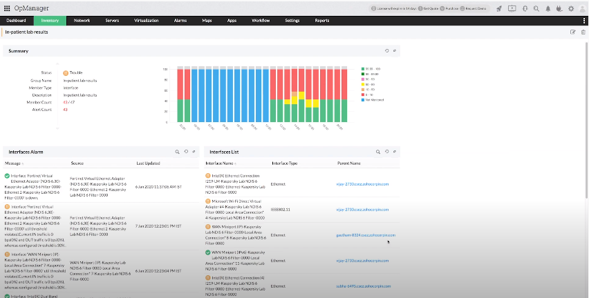 Network Topology Mapping Software - ManageEngine OpManager