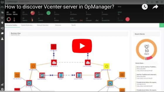 VMware Infrastructure Monitoring Tool - ManageEngine OpManager