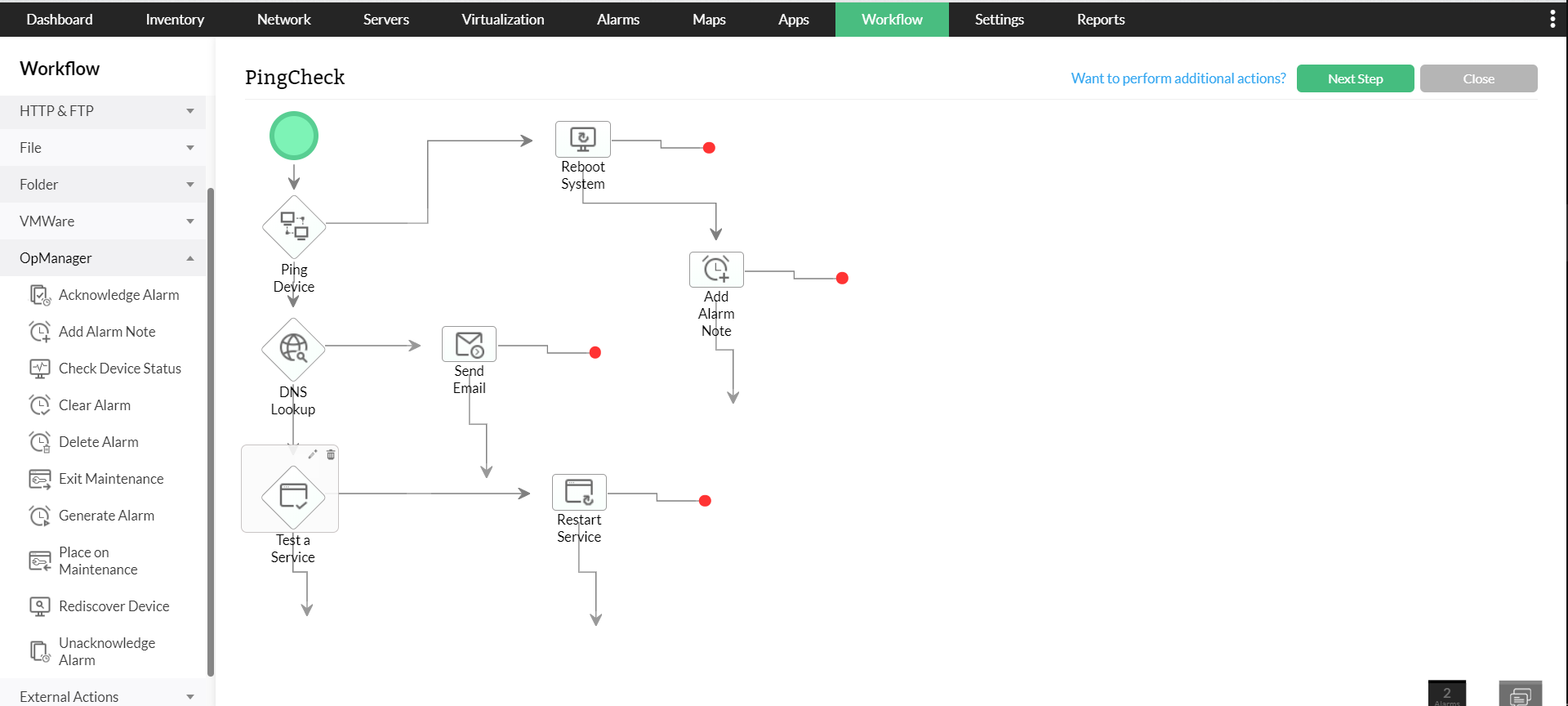 Testing Tools for Network - ManageEngine OpManager